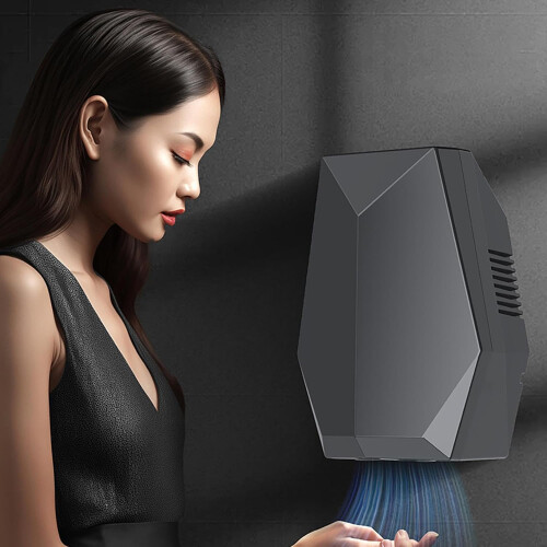 1600W Automatic Wall Mounted Hand Dryer with Sensor, Ultra Quiet 45dB Fast Drying 10s Gray 2