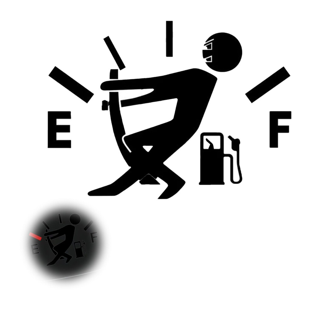 Cartoon Car Fuel Cap Sticker, Waterproof Decal For Cars Trucks Suvs Â 1 Pcs 9001264800918