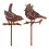 Tiere, dekorative Gartenstecker für-2 Vögel 1