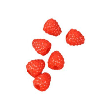 Packung mit 6 künstlichen Simulationen, Himbeeren, Hochzeit,-Rot