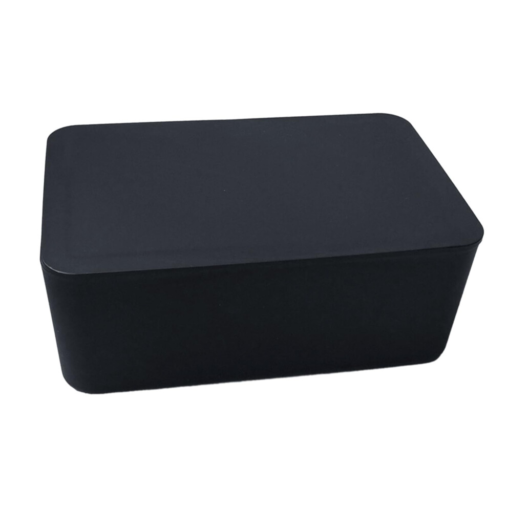 Baby Wipes Dispenser With Sealing Lid, Nonslip Refillable Wipe Holder For Wet Tissues And Flushable Wipes, Black