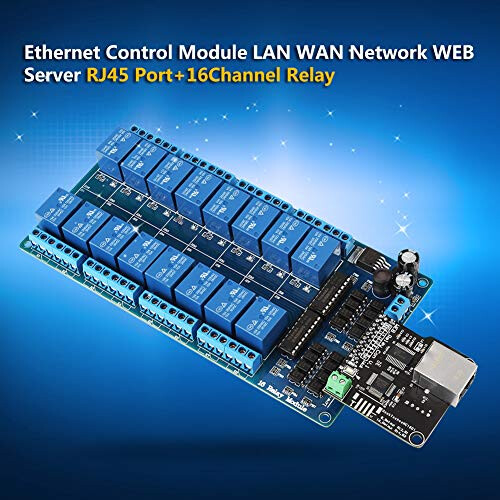 Ethernet Relay Control Module 16Channel LAN WAN Web Server for Remote Network Automation 1