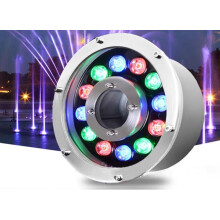LED Pond Light 12V IP68 Waterproof Red Beam Stainless Steel Underwater Fountain Spotlight