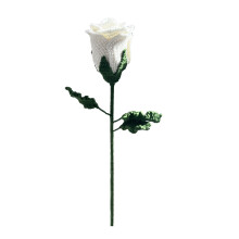 Simulation de fleur moderne, décorations de-blanc dégradé jaune