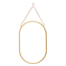 Round Mirror With Hanging Chain, Wall Mirror Decorative In Nordic Style With Metal Frame For Bedroom Bathroom Living Room Entryway, Hanging Mirror Exp