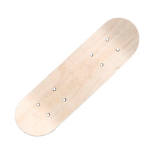 Wooden Skateboard Deck for Kids, DIY, Unpainted Blank Longboard, 43 cm