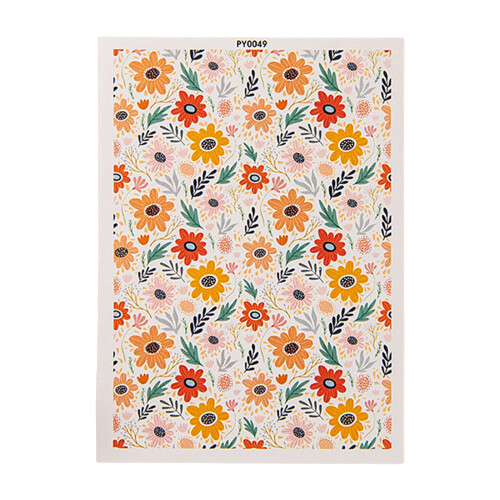 Blumen-Ton-Transferpapier, Blumenblatt-Transferblatt,-PY0049