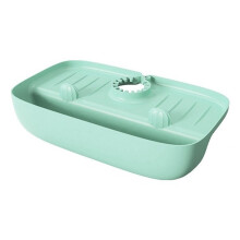 Alfombrilla de encimera de material TPE, escurridor antideslizante para grifo, a prueba de salpicaduras, para cocina, baño, almacenamiento y secado.