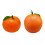 Set mit 6 Simulationen künstlicher orangefarbener-orange 2