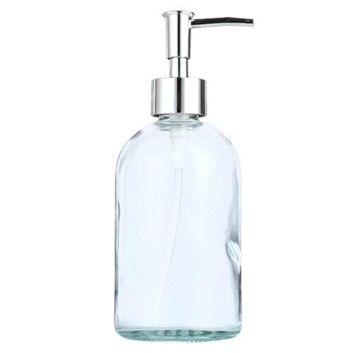 410 ml Glas-Seifenspender mit-Transparente Farbe