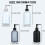 410 ml Glas-Seifenspender mit-Transparente Farbe 4