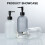 410 ml Glas-Seifenspender mit-Transparente Farbe 6