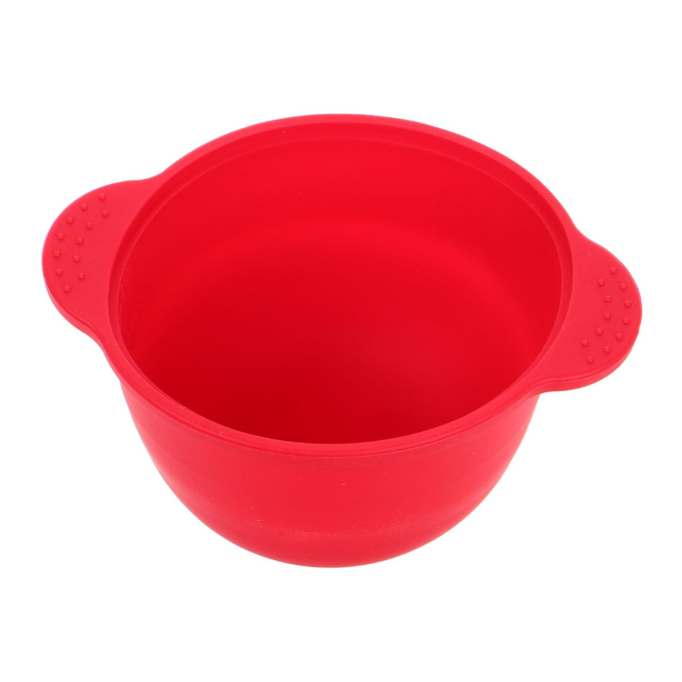 Red Silicone Wax Warmer Bowl 300Ml Heatresistant Foldable Wax Pot Liner For Hair Removal Salon