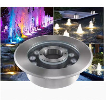 LED Underwater Pond Light 12/24V Submersible Ring Spotlight for Fountain and Garden Landscaping