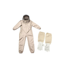 One Piece Beekeeping Protective Suit XL With Full Coverage Gloves Unisex Design Enhanced Visibility Beekeeper Equipment