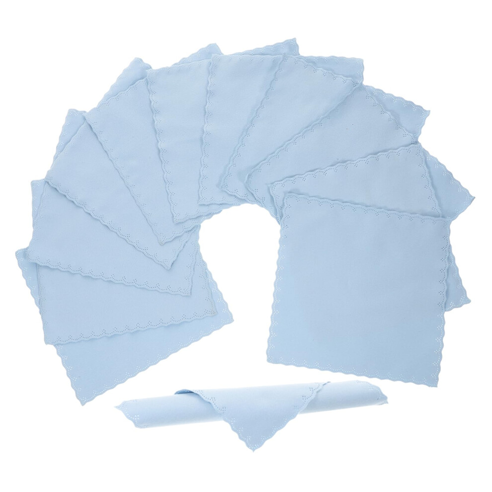 50pcs DoubleSided Microfiber Cleaning Cloth for Glasses Screens Lenses Streak and Soft