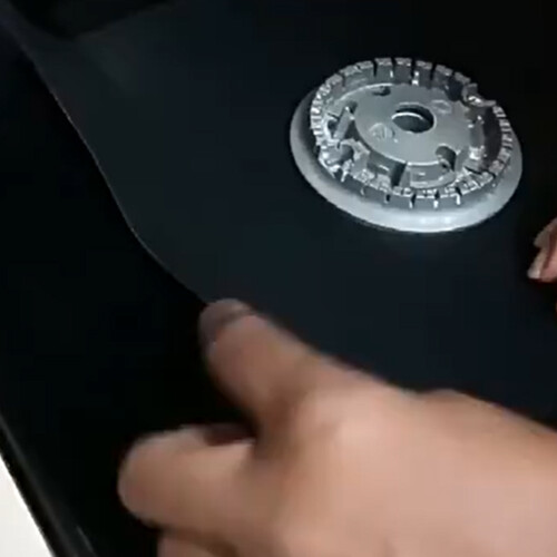 4/16 Stück Gasbrenner-Abdeckungen,-Silber 0,12 mm16 Blatt 2