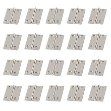 Bisagra de embutir completa para puertas interiores, con pasador extraíble, acabado en acero inoxidable, para armarios, puertas, ventanas, cajones y