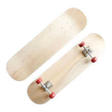 Blank Skateboard Deck for Kids, DIY Skateboard, Creativity Development, Unpainted Blank Longboard Deck, Wooden Deck for Children, 72 cm with Wheel