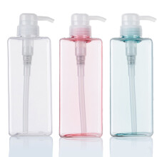 Bouteilles à pompe vides en plastique transparent, sans BPA et étanches, écologiques et rechargeables, fabriquées avec des matériaux de