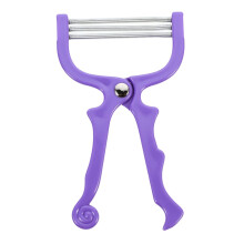 Facial Hair Remover Threading Tool for Women with NonSkid Handle for Chin Cheeks Neck Upper Lip Purple