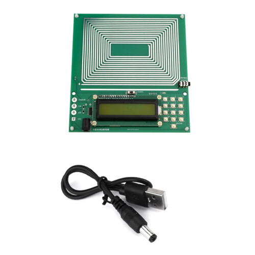 Adjustable resonance generator 0.01  300000 Hz, lowfrequency generator, studio resonator, USB interface, green sine frequency.