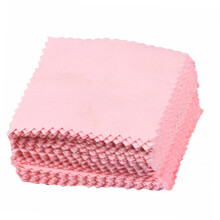 50 Pack Jewelry Cleaning Cloths Soft Microfiber Polishing for Gold Silver Eyeglasses Accessories