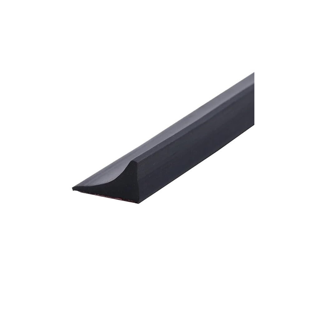 Shower Splash Guard Strip 1Pc Silicone Water Stopper Strip Flexible Dry And Wet Separation Wet Room Floor Barrier Splash Guard Strip (Black 200Cm) 9119770610171