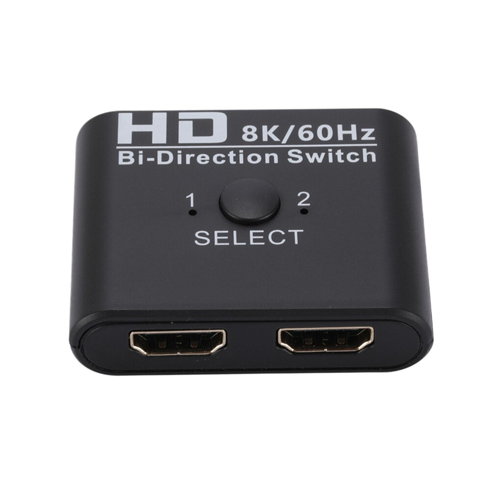 Bidirectional Splitter Switcher Bidirection Multimedia Hd Splitter,Compact Design Display Selector For Tvs, Projectors, Monitors 9119770610409