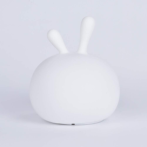 Νυχτερινό φωτιστικό Cuddly Rabbit, πολύχρωμο φωτιστικό για παιδικό δωμάτιο, ασφαλές 1