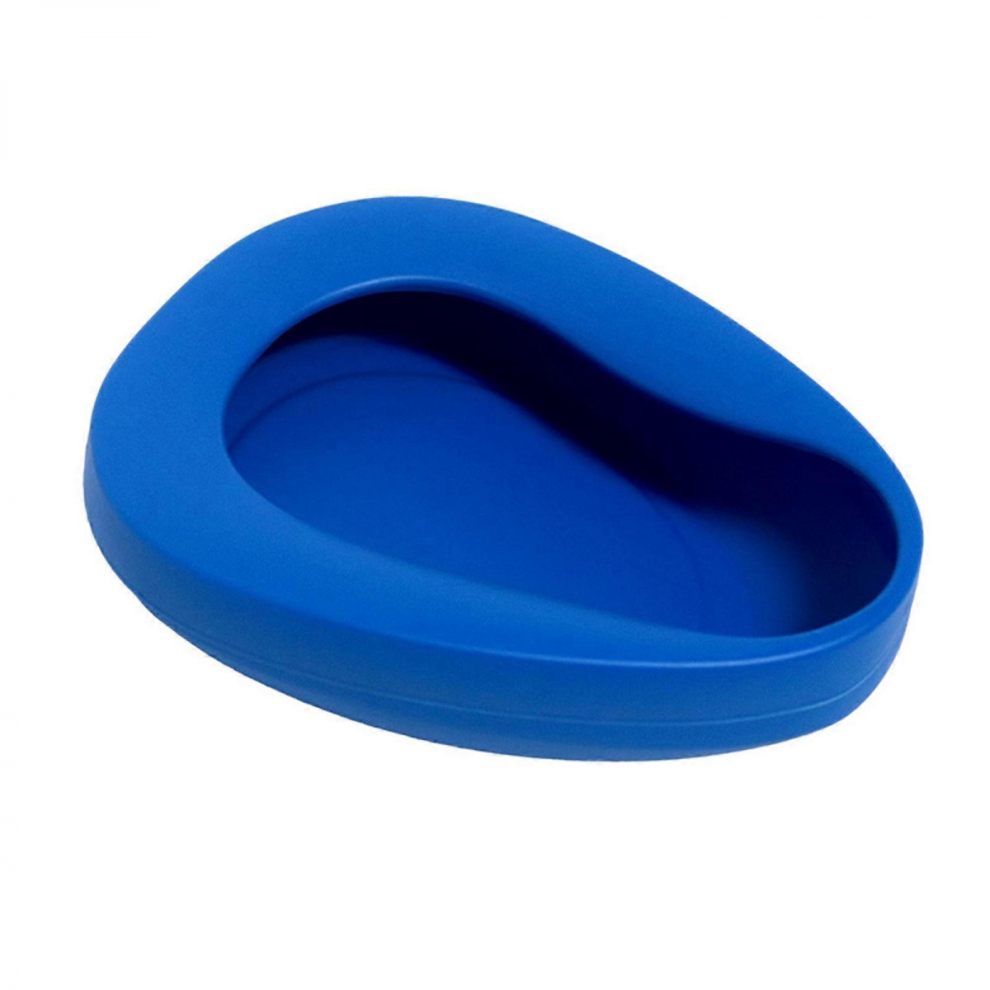 Blueheavy Duty Bed Pans For Elderly Unisex Thick Large Bedpans For Bedridden Patient Hospital Home Bed Pan Emergency Devices White