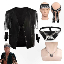 Kit di accessori per costumi Ken BagSKen per Halloween - Cappello, gilet, giacca, guanti, mantello, fascia