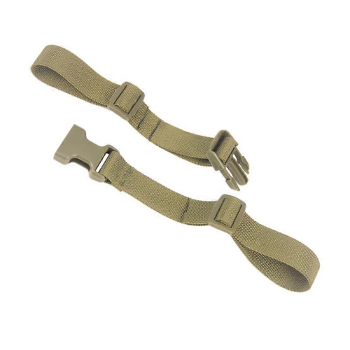 Olive Green30.00X2.50X0.30CMHeavy Duty Backpack Chest Belts Adjustable Quick Release For Hiking 2Set 2