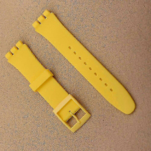 yellow19mmSoft 20mm TPU Watch Strap Replacement - Silicone Band for Wristwatches