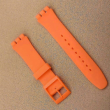 orange17mmSoft 20mm TPU Watch Strap Replacement - Silicone Band for Wristwatches