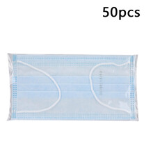 Essential Safety Companion, 3 Ply Protection Masks With Elastic Ear Loop, Disposable Face Masks For Reliable Protection In Any Environment (Pack Of 50