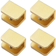 Support de fixation pour verre réglable, pince en laiton de qualité supérieure pour verre de 10 à 12 mm, installation sans perçage pour une mise