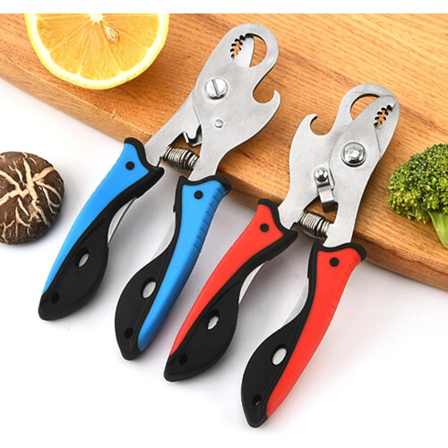 Snail Tail Stainless Steel Cutting Tool Escargot Scissors Snail Shell with Rubber Grip for Precise Snail Processing Green 2