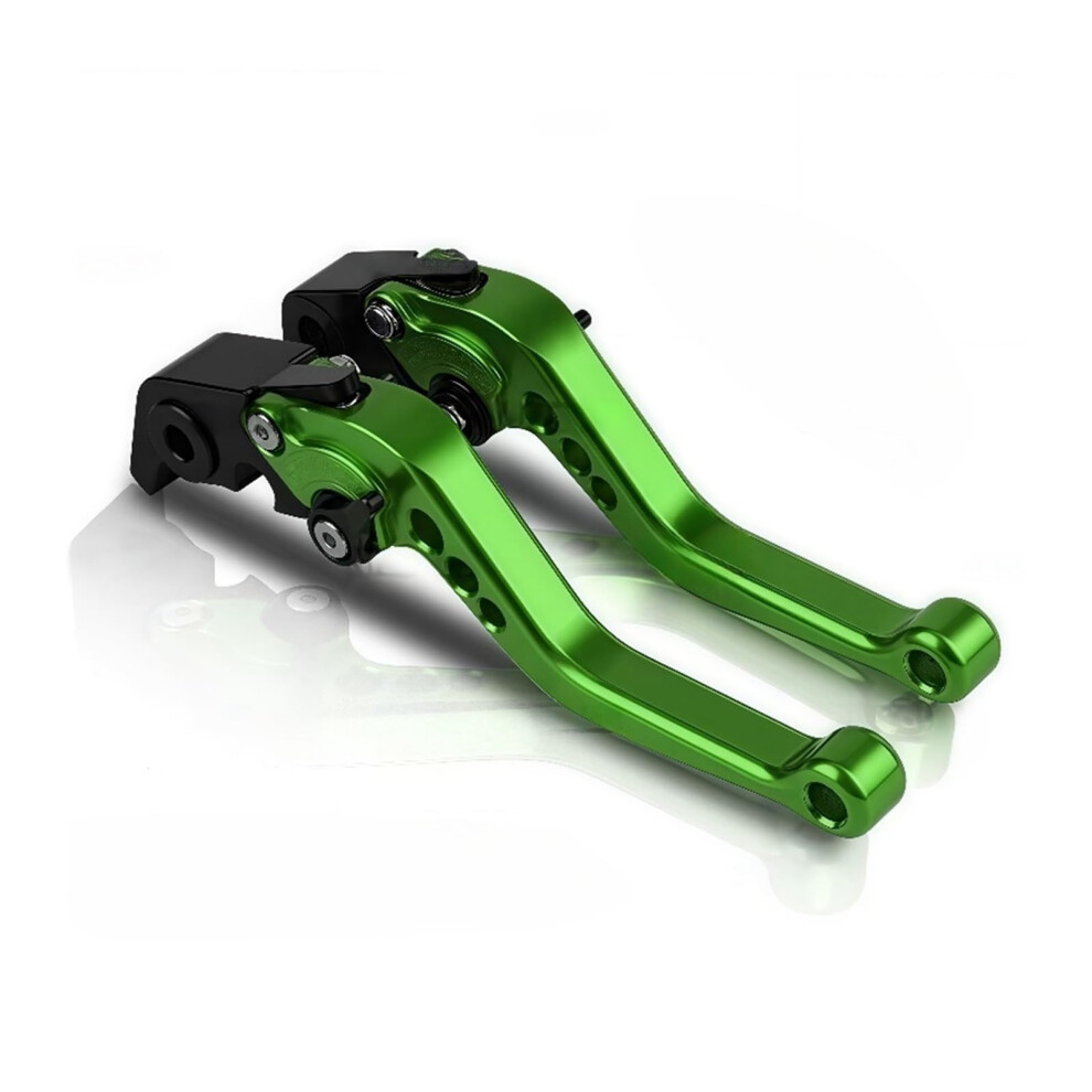Cnc Adjustable Brake Clutch Lever For Ninja 650R Er6f Er6n 20092016 (Green) Green 9119770610836