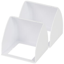 2Ud Cubierta Plástica Blanca Para Timbre Y Control De Acceso Exterior