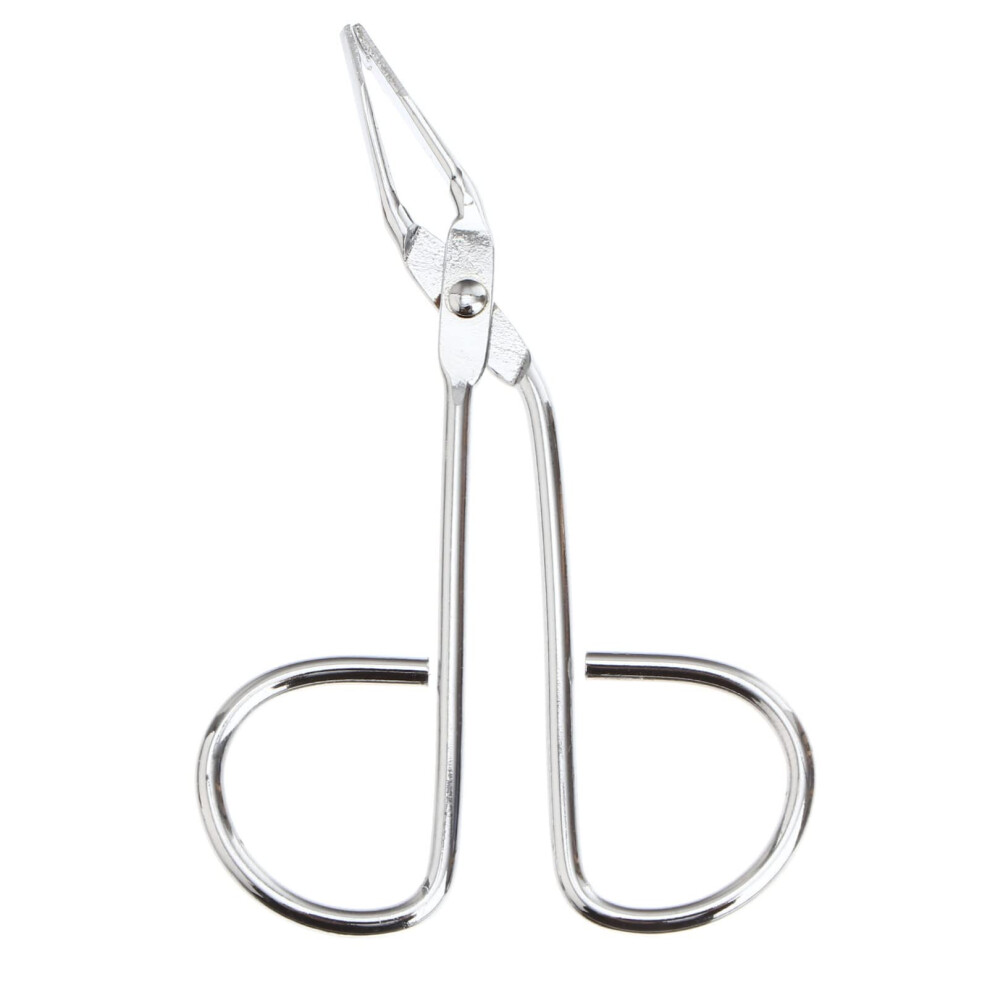 Stainless Steel Lash Tweezers with Slanted Tip for Eyebrow Shaping and Hair Removal 1pcs