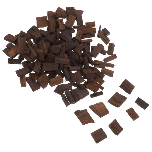 1Pack Small Oak Chips Brown Wood Pieces for Red Wine Home Brewing