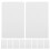 10Pcs White Plastic Blank Employee Cards Double-Sided Printable Ids 1