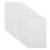 10Pcs White Plastic Blank Employee Cards Double-Sided Printable Ids 10