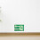 2 Sheets Glow-In-The-Dark Logo Evacuation Stickers Directional Sign 11