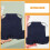 Durable Blue Denim Hen Saddle Chicken Coat for Poultry Care 11