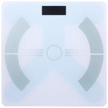 Glass Body Weight Scale White Digital Electronic Scale for Home