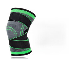 Knee Pads 1 PC Patella Stabiliser Clamp Support Adjustable Sports Knee Pad Knee Pain Relief Pad for Hiking Football Basketball Running Sports M Green
