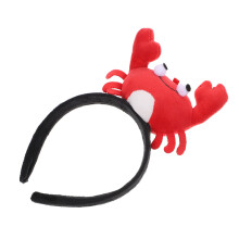1Pc Red Cloth Crab Headband Adorable Animal Hairhoop for Kids Women