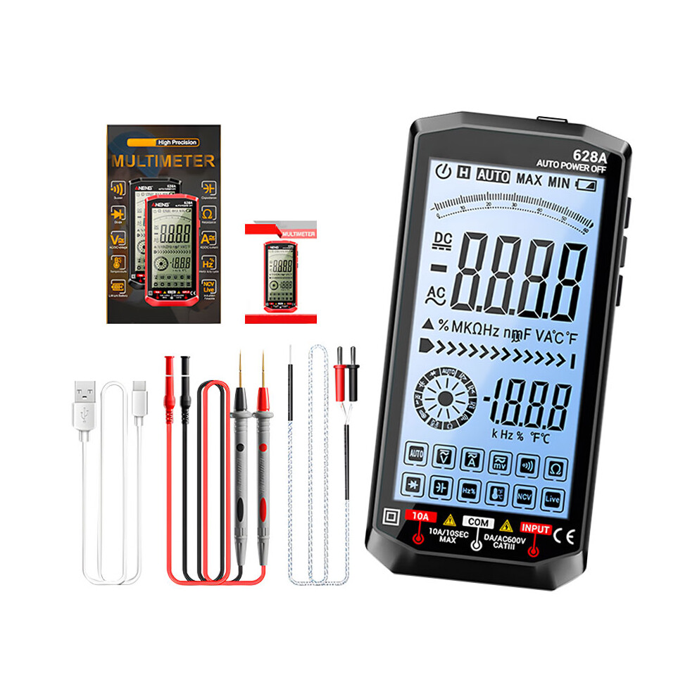 Pack Of 1 Digital Multimeter With Not Reach Potential-Black 7754001033491